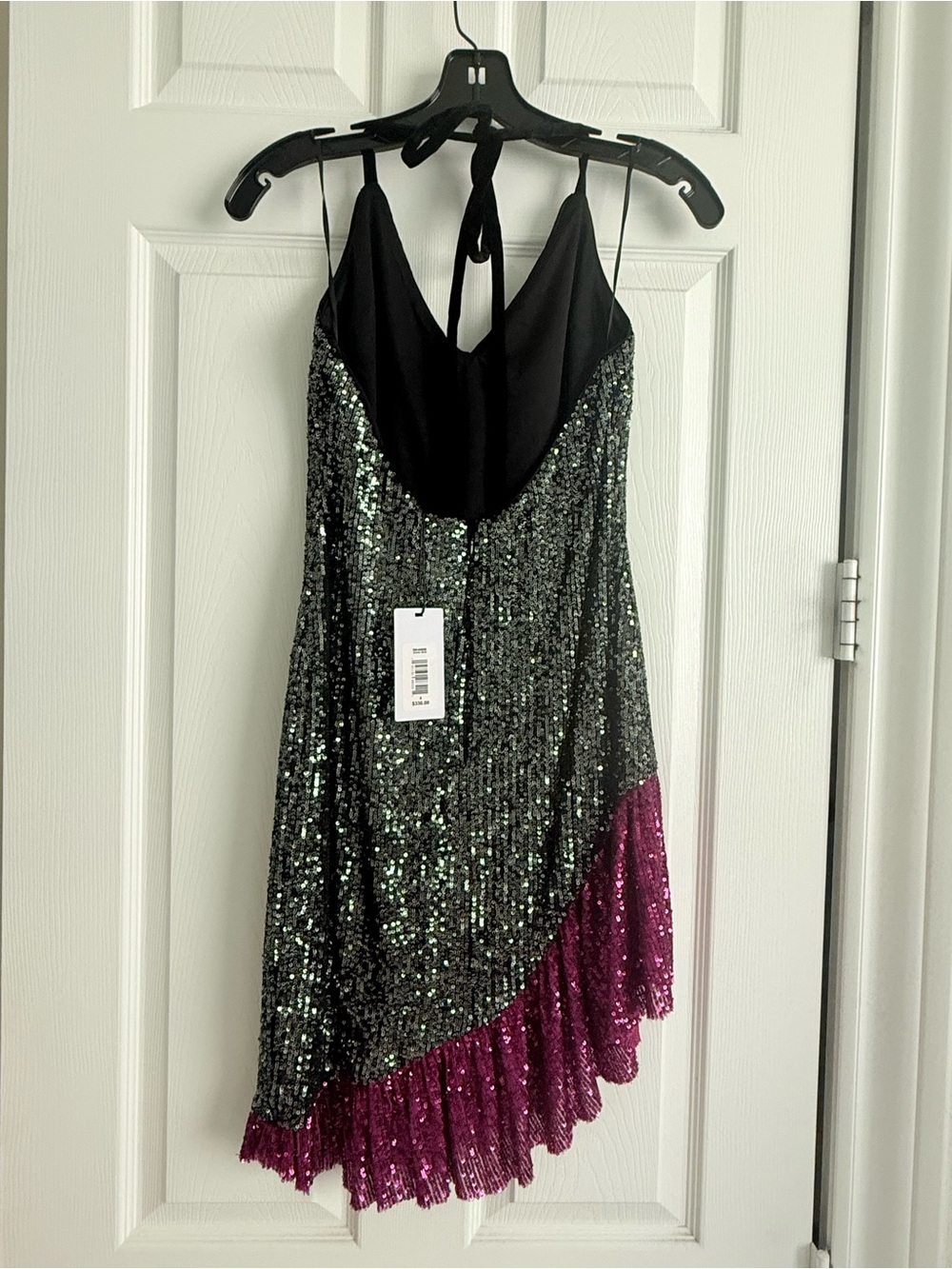 One33 Social Silver Sequin Dress - Size 4 - Picture 3 of 7
